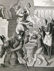 Destrucción del templo de Baal